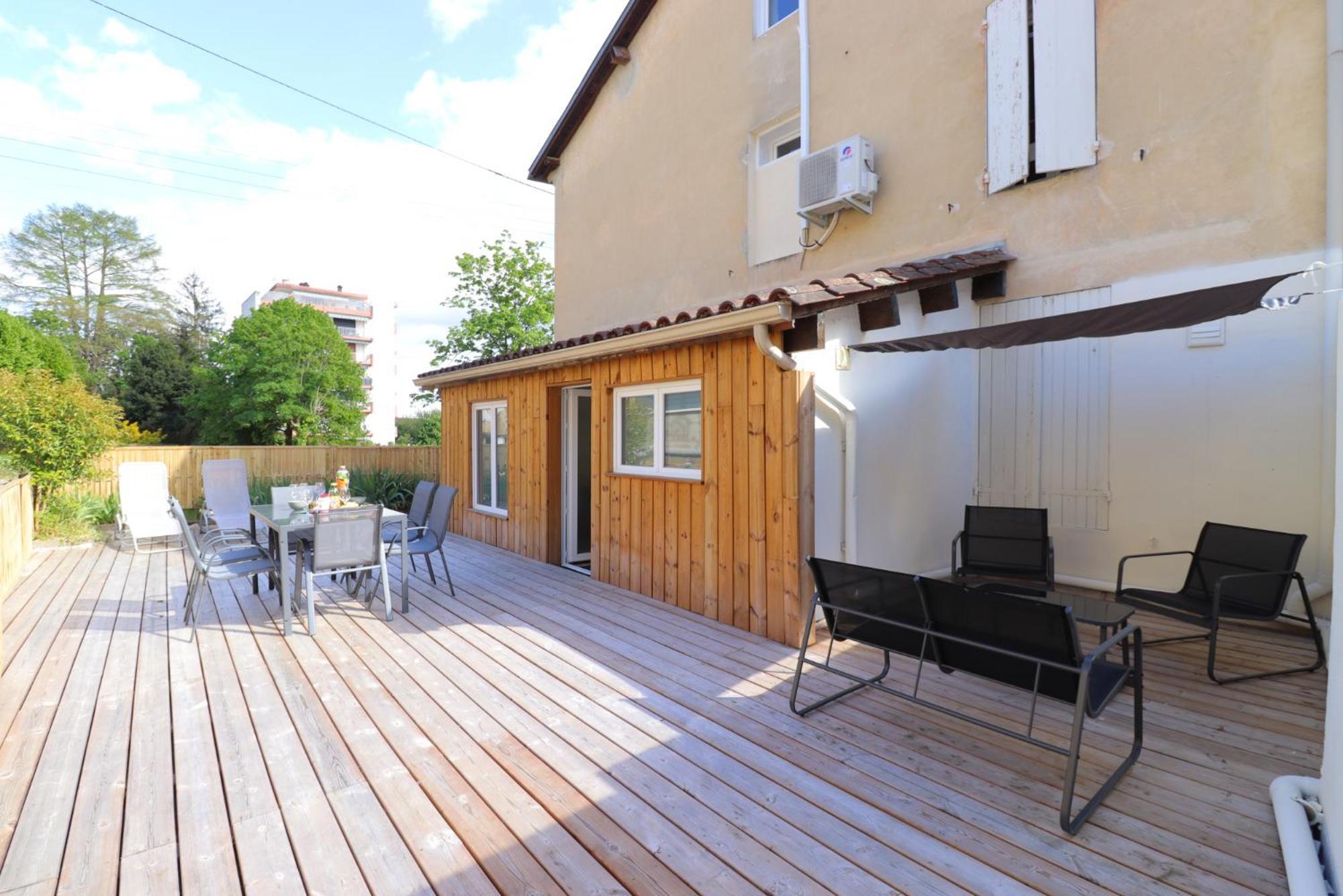 Apartmán Le Terrazza - T3 Hyper-Centre Avec Terrasse Privative Bergerac Pokoj fotografie